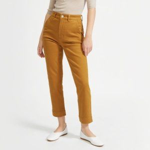 Everlane Straight Leg Crop in Golden Brown